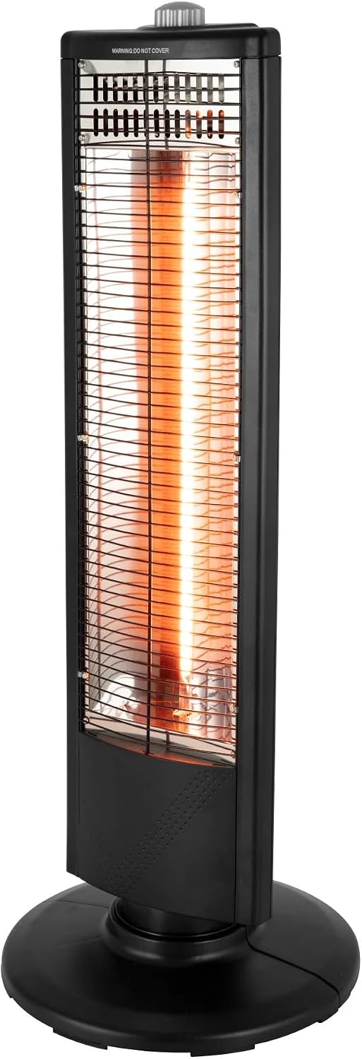Warmlite 2kW Upright Fan Heater White | WL42013