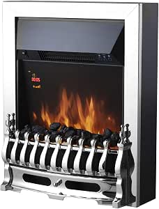 Warmlite Whitby 2kW LED Inset Electric Fire Chrome | WL45048