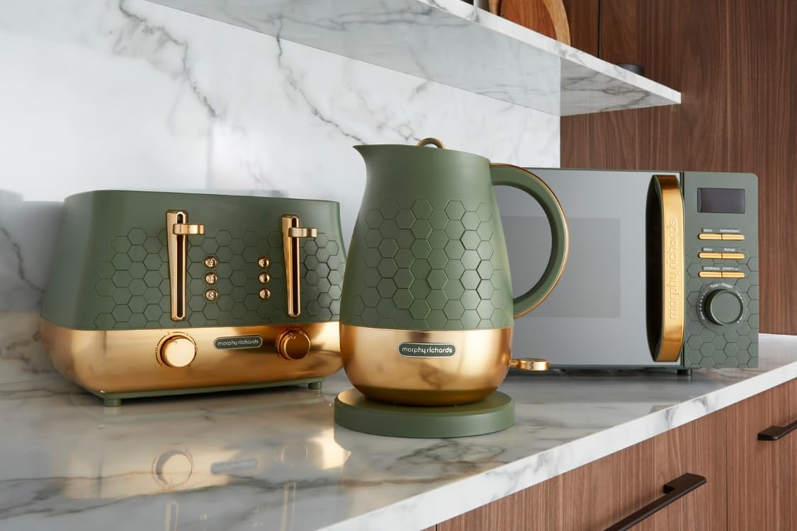 Morphy Richards Cassini 1.7L Rapid Boil Jug Kettle Olivine Green | 103022