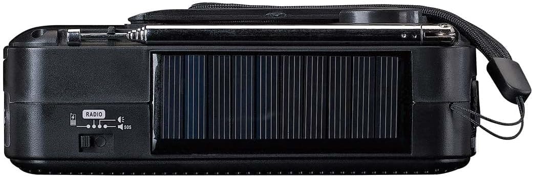 Lenco Portable Emergency Radio with Power Bank & Torch | MCR-113BK