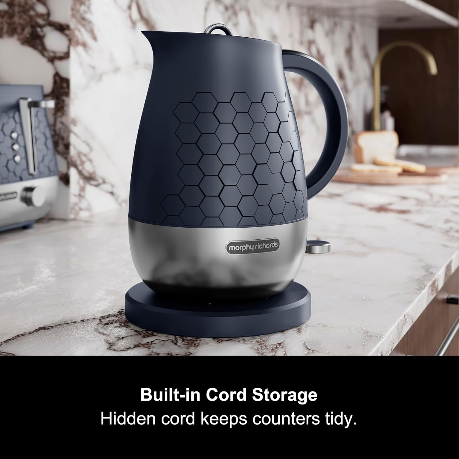 Morphy Richards Cassini 1.7L Rapid Boil Jug Kettle Outer Space Blue | 103021