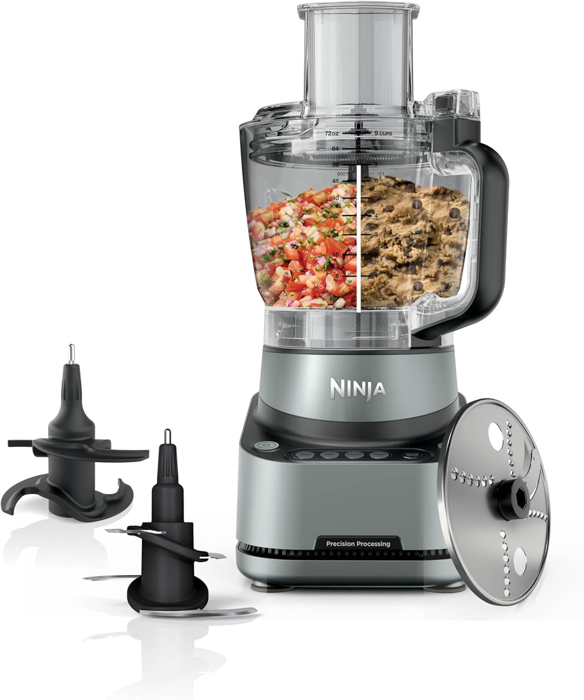 Ninja PrecisionPro 2.1L Food Processor Black | BZ651UK
