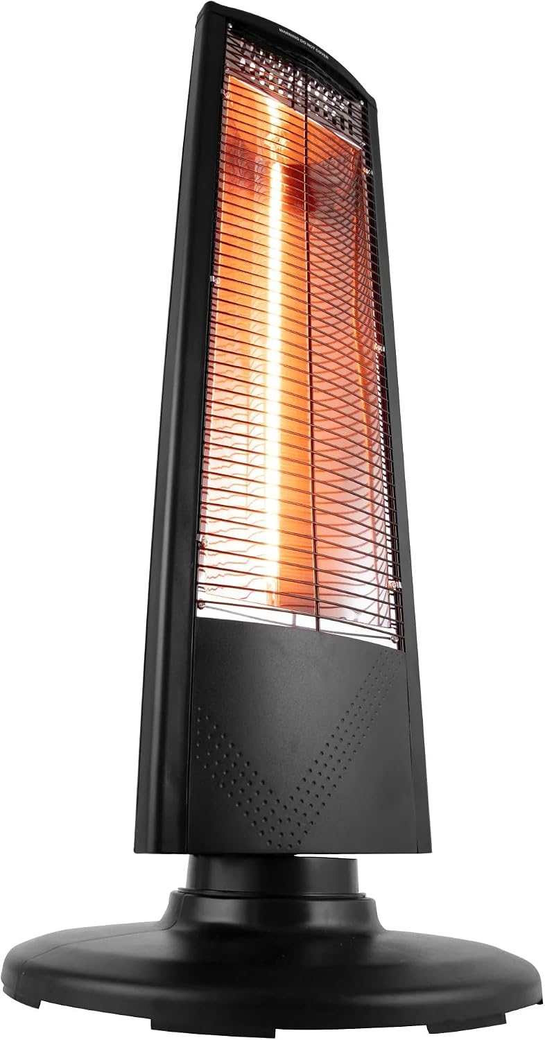 Warmlite 2kW Upright Fan Heater White | WL42013