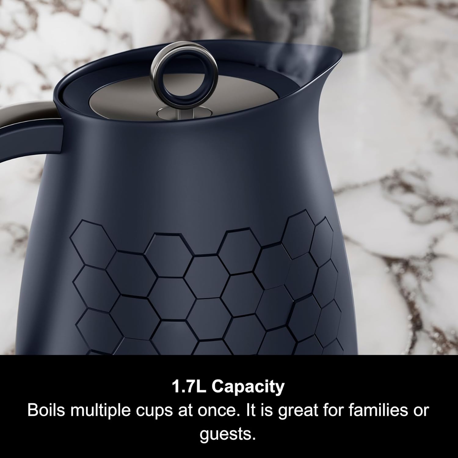 Morphy Richards Cassini 1.7L Rapid Boil Jug Kettle Outer Space Blue | 103021