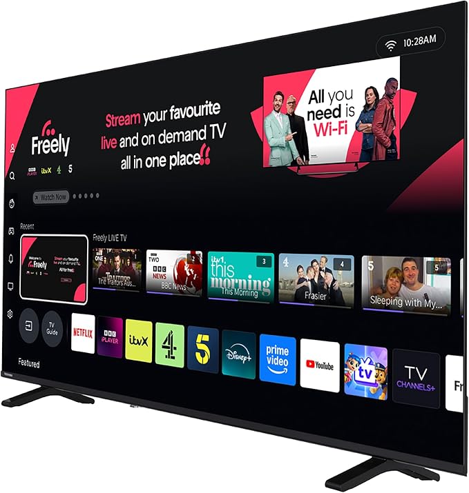 Toshiba 65 Inch 4K Ultra HD VIDAA Smart TV | 65UV1563DB