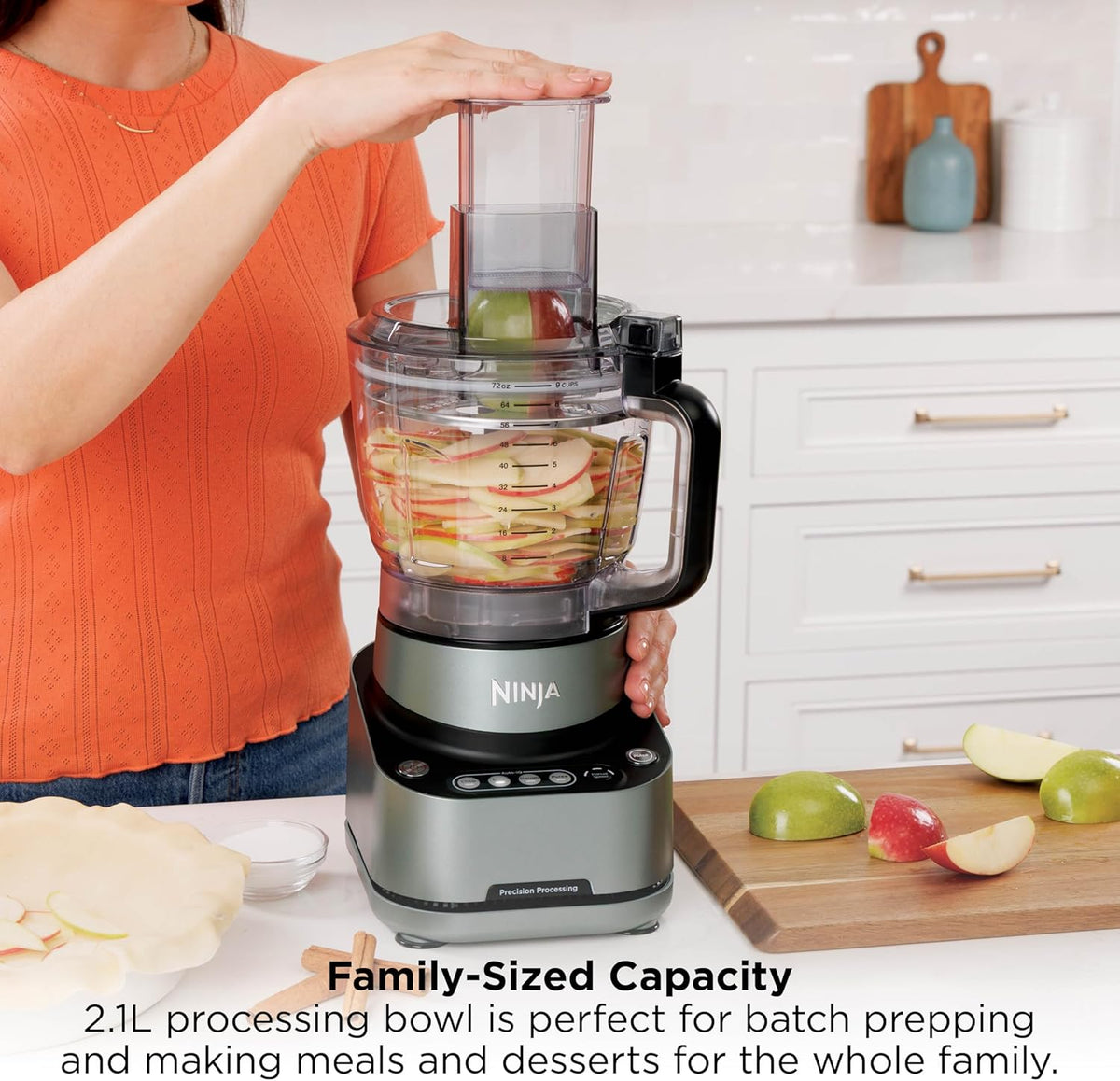 Ninja PrecisionPro 2.1L Food Processor Black | BZ651UK