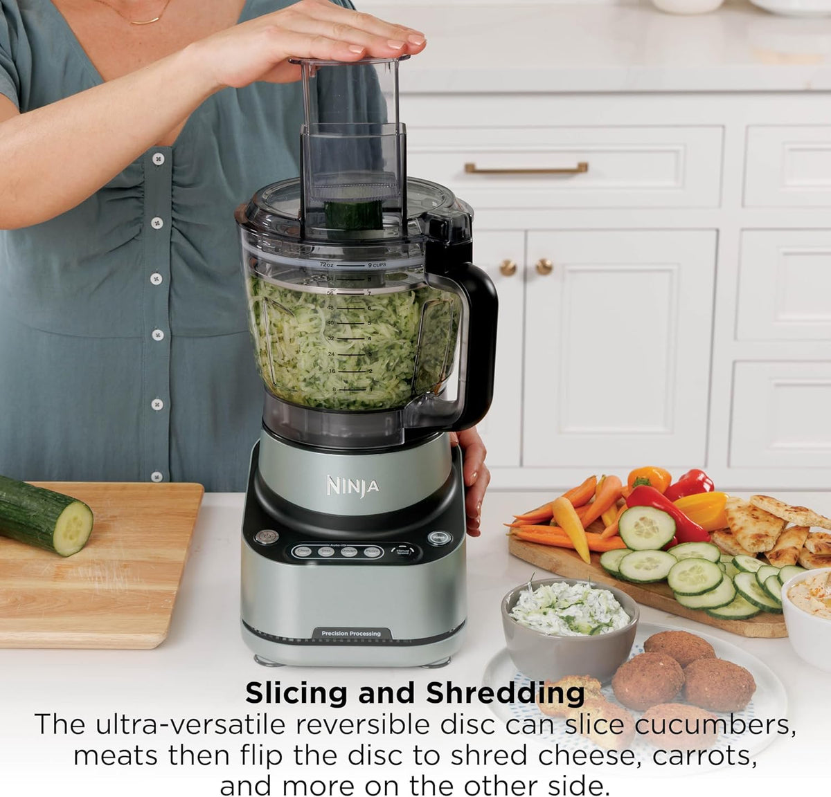 Ninja PrecisionPro 2.1L Food Processor Black | BZ651UK