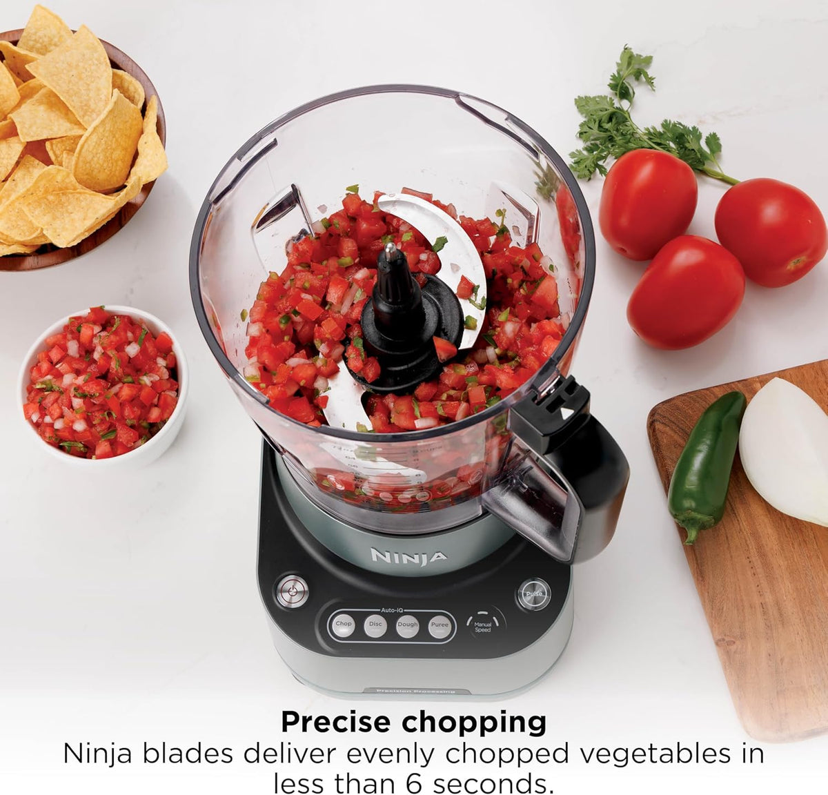 Ninja PrecisionPro 2.1L Food Processor Black | BZ651UK