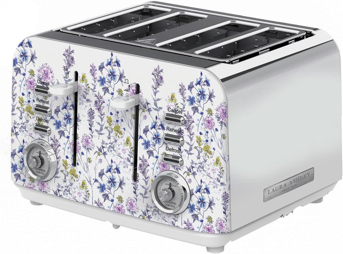 Laura Ashley Wild Meadow 4 Slice Toaster | VQSBT583LAWMU14