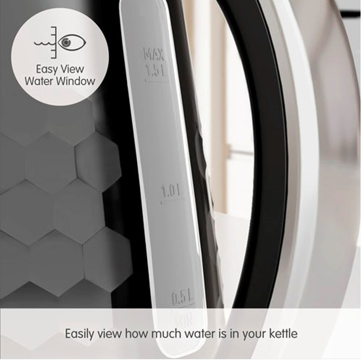 Morphy Richards Hive 1.5L Rapid Boil Jug Kettle Black | 108271
