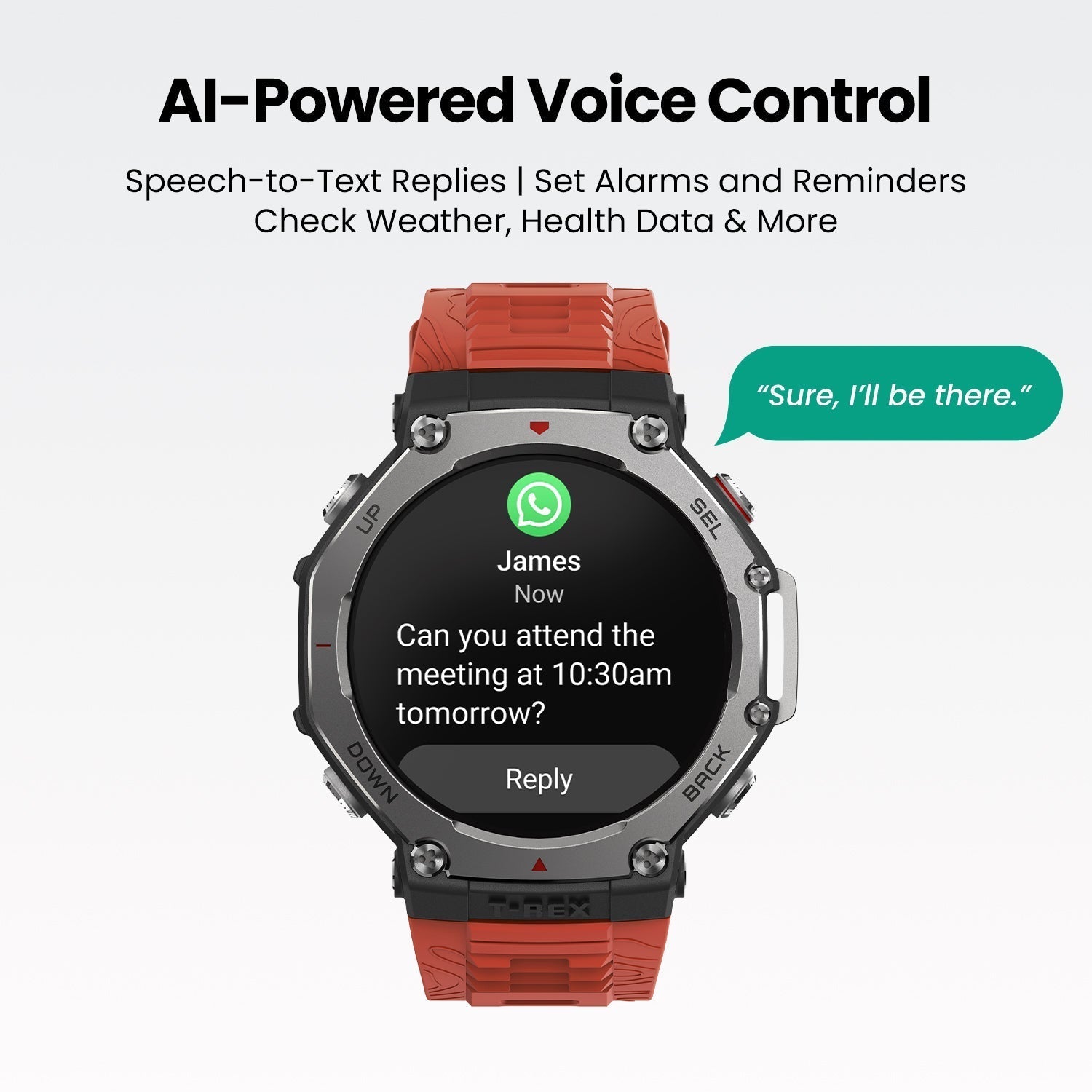 Amazfit T-Rex 3 Rugged GPS Smartwatch Haze Gray | T-Rex 3