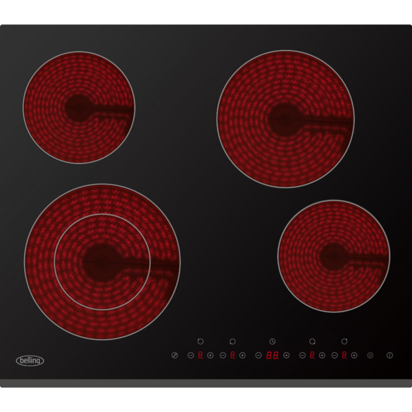 Belling 60cm Touch Control Ceramic Hob Black | BCH61TB