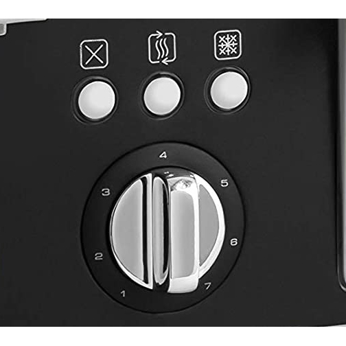Morphy Richards Illumination 4 Slice Toaster Matt Black | 248020