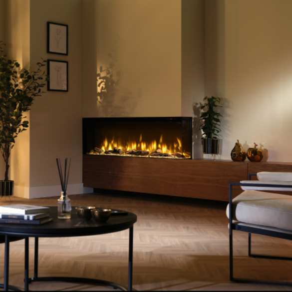 Dimplex Ignite Bold 60 Inch Built In Electric Fire Black | BXLF1500