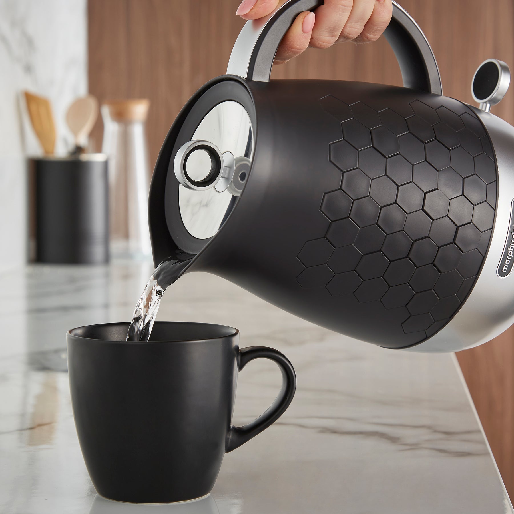 Morphy Richards Cassini 1.7L Jug Kettle Black | 103020