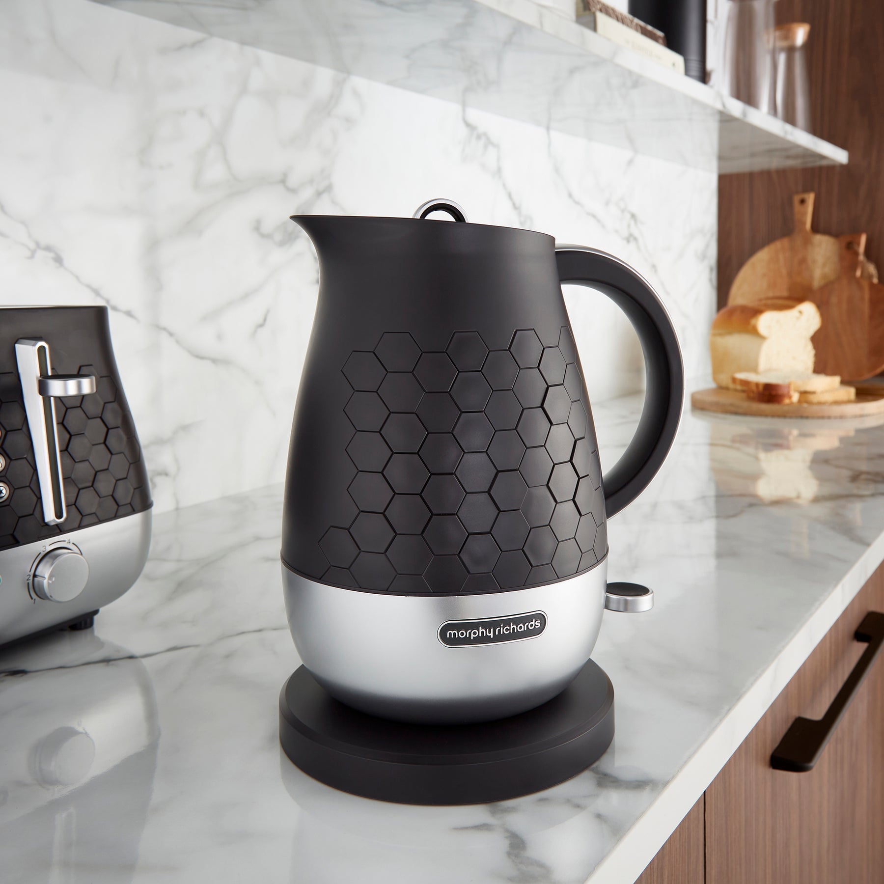 Morphy Richards Cassini 1.7L Jug Kettle Black | 103020