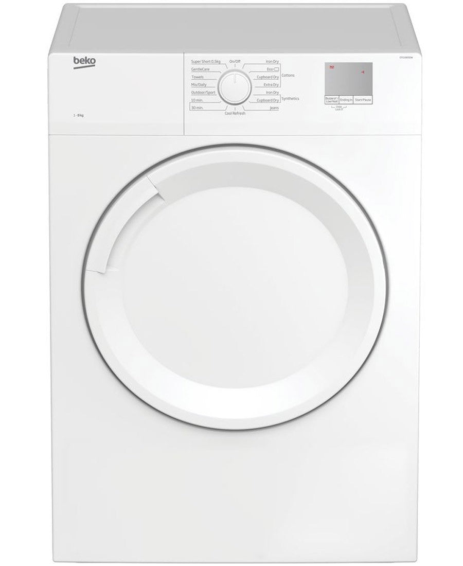Beko 8kg Vented Tumble Dryer | DTGV8000W Tumble Dryer