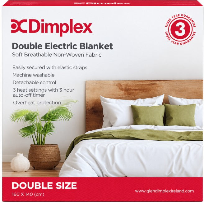 Dimplex Double Electric Underblanket with Timer | DUB1012
