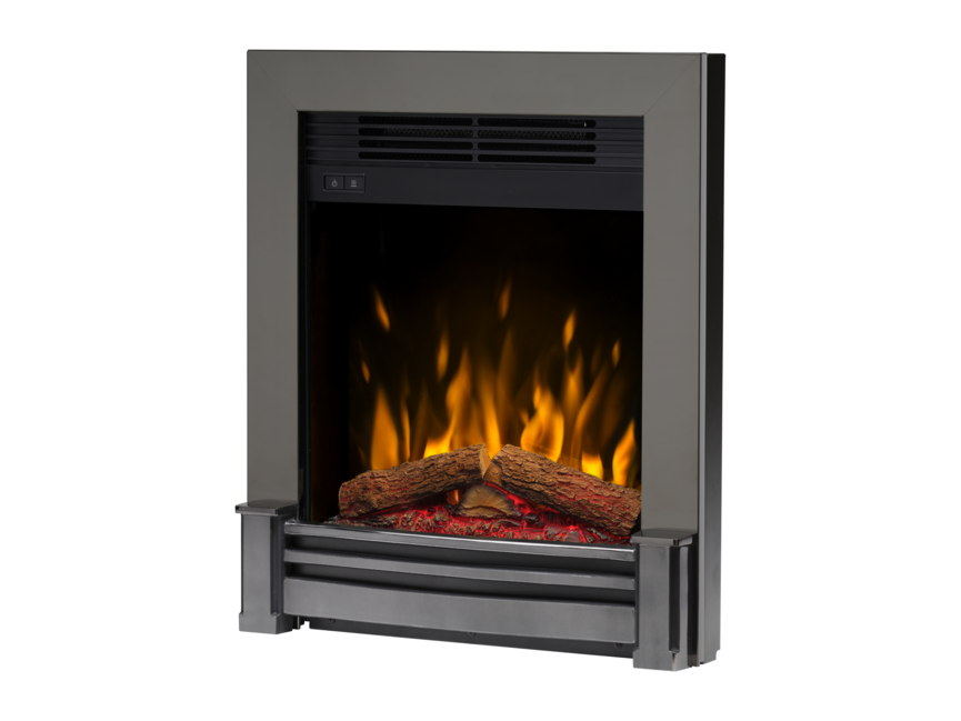 Dimplex Elva 16 Inch 2kW Optiflame Inset Electric Fire Brushed Chrome | ELV16CH