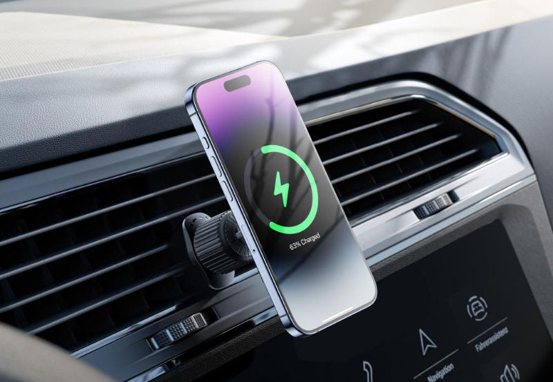 XO Magnetic Car Air Vent 15W Wireless Charging Mount Phone Charger