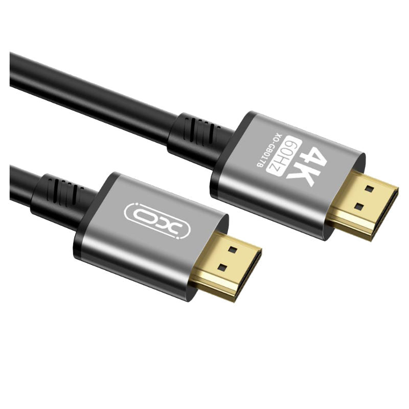 XO GB017B 5M 4K HDMI To HDMI Metal Adapter Cable