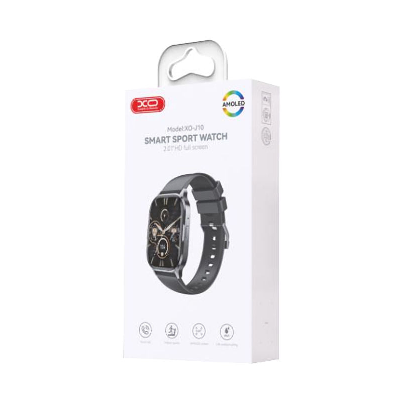 XO Black XO-J10 Amoled Smart Watch | EXSXO-J10B