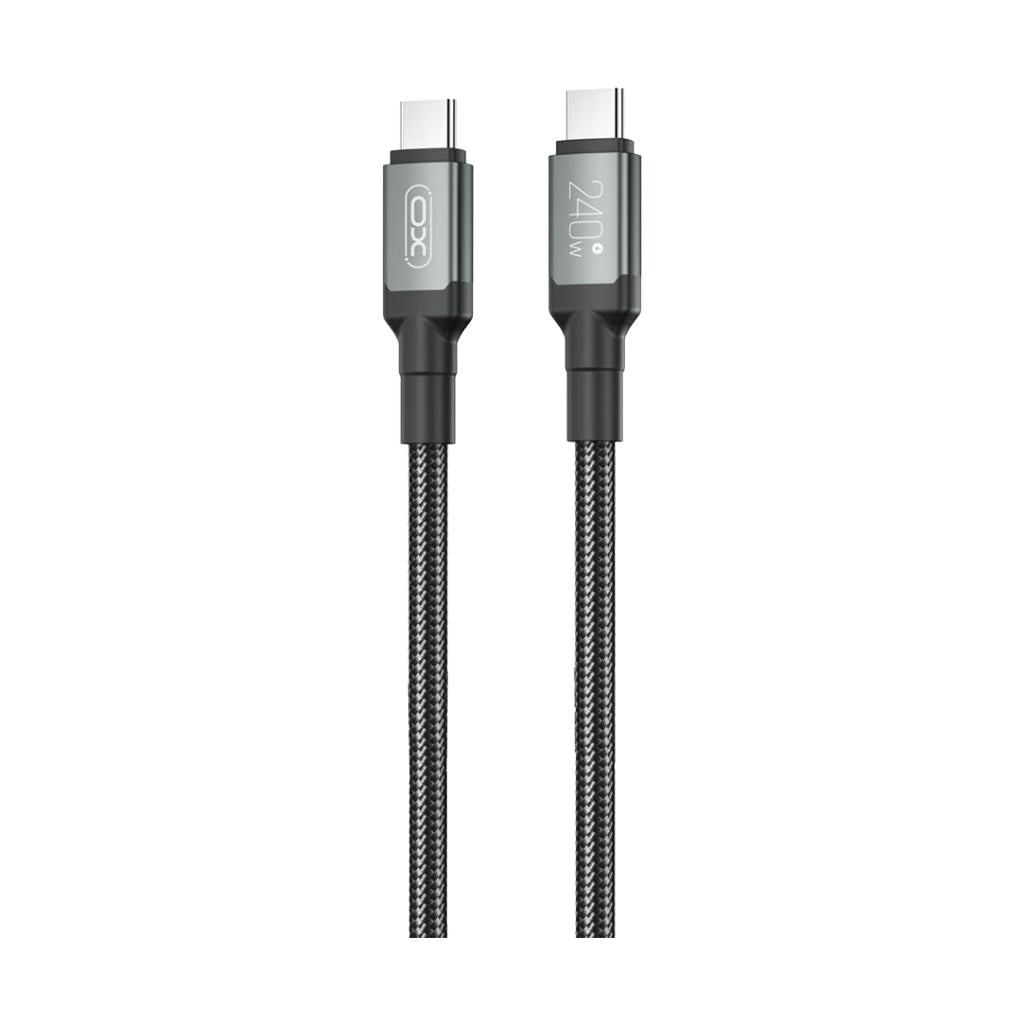 XO Black 240W Type-C To Type-C 2M Hi-Powered Cable USB Cable