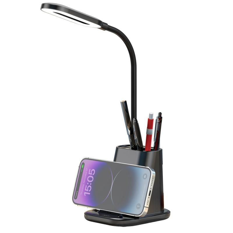 XO Black WX032 LED Dimmable Lamp Wireless Charger Charger
