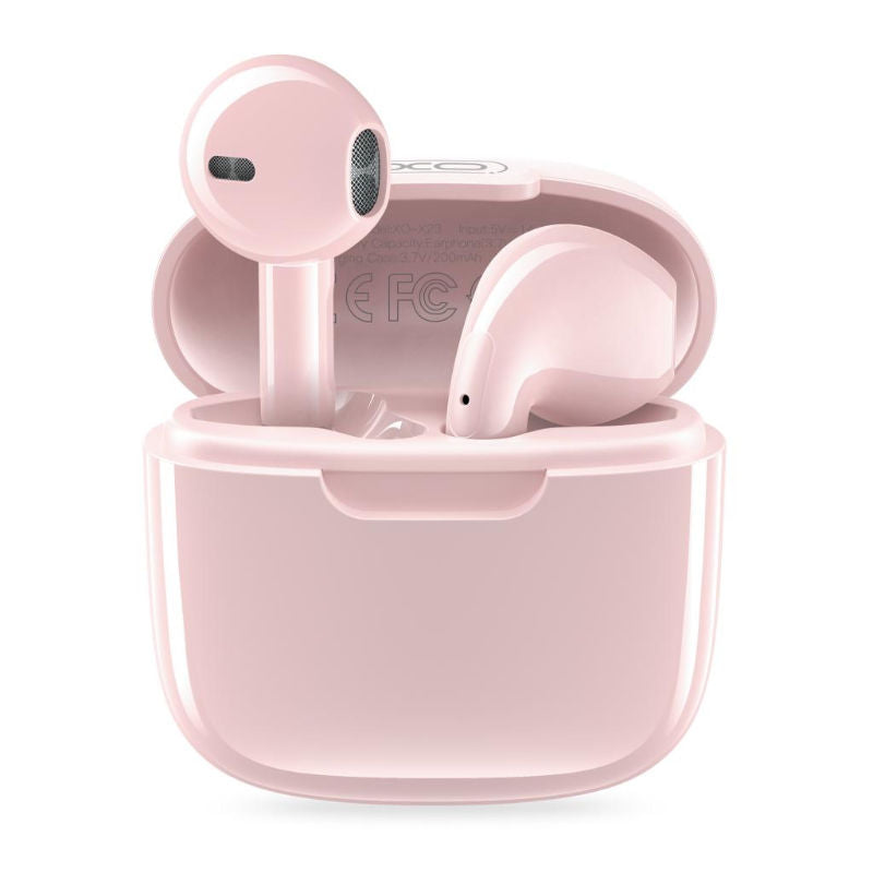 XO Pink X23 Earphones With Charge Case | EXSXO-X23P Earbuds