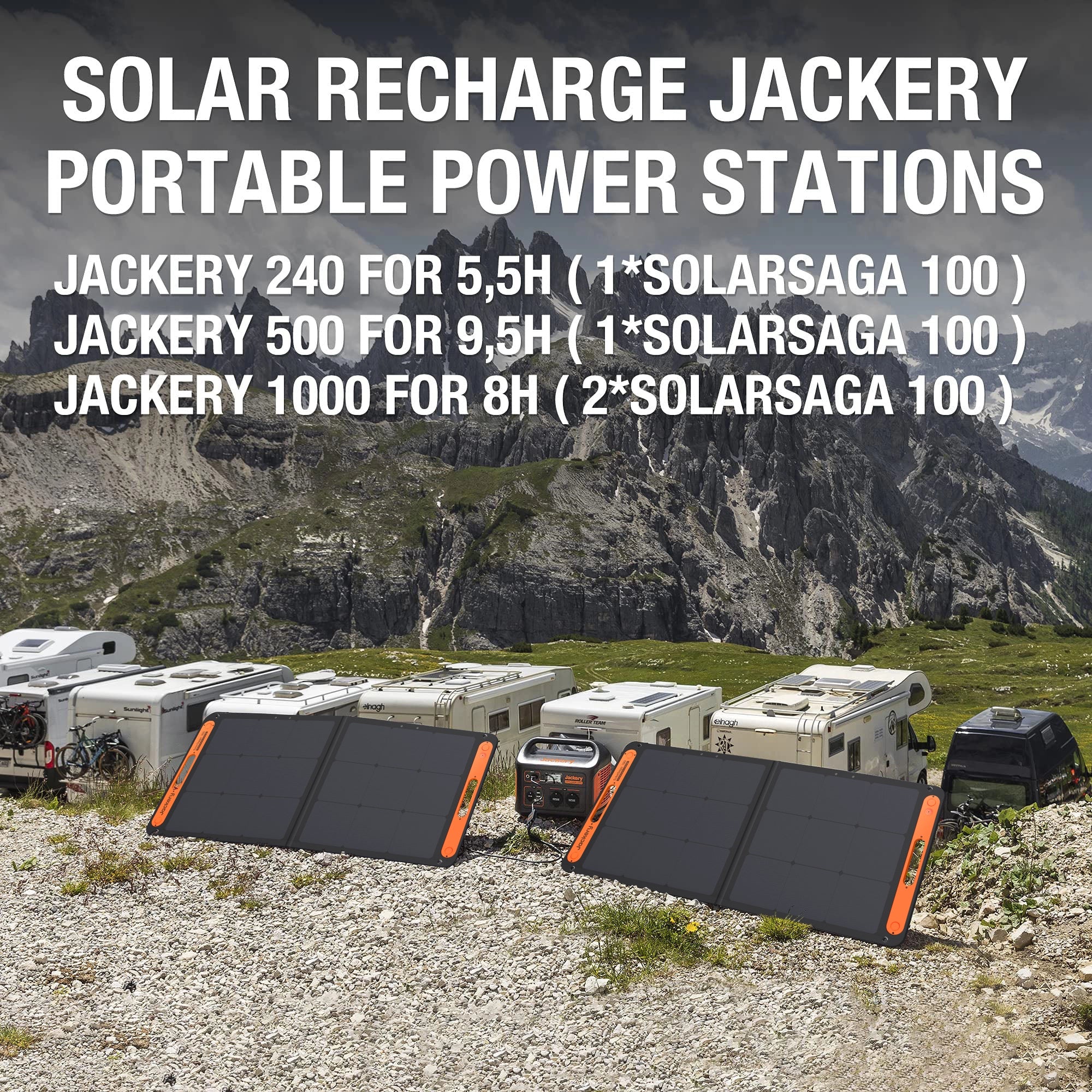 Jackery SolarSaga 100W Solar Panel | 263-21-0002-000059