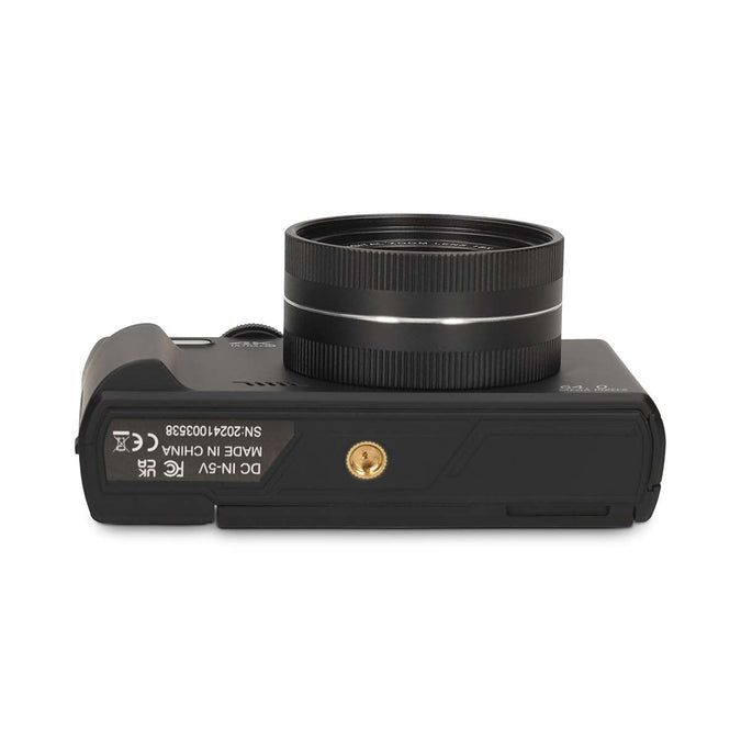 Nedis 16MP 5K Digital Camera with Flip Screen Black | HM41PC2570