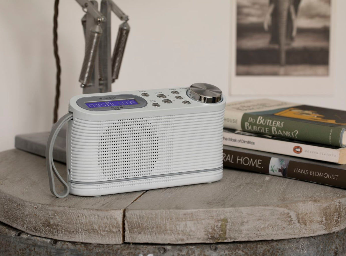 Roberts Play 10 DAB+/FM Portable Radio in White