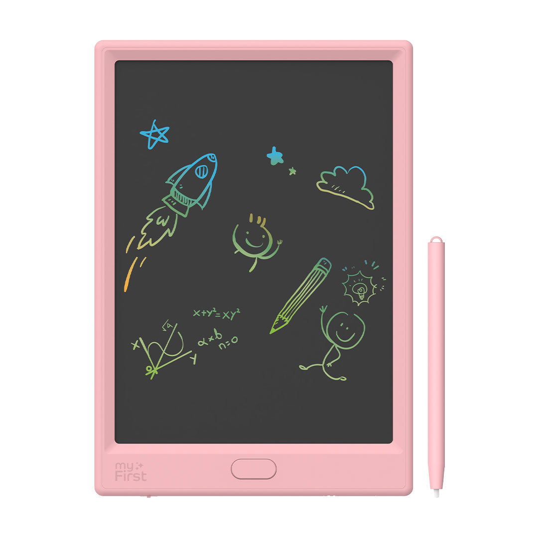 myFirst Sketch Pro Neo - 10" LCD Drawing Tablet with Pressure Stylus & Bluetooth - Pink | 256-FS1012SA-PK01 Drawing Tablet