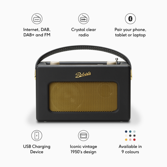 Roberts Revival iStream 3L DAB+/FM/Internet Smart Radio in Black