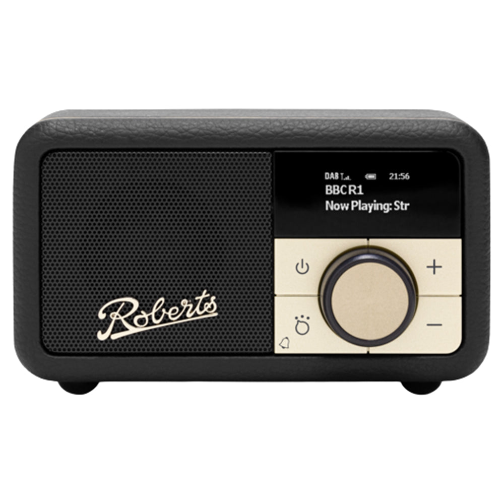 Roberts Revival Petite 2 FM/DAB Bluetooth Radio, Black REV-PETITE2BK