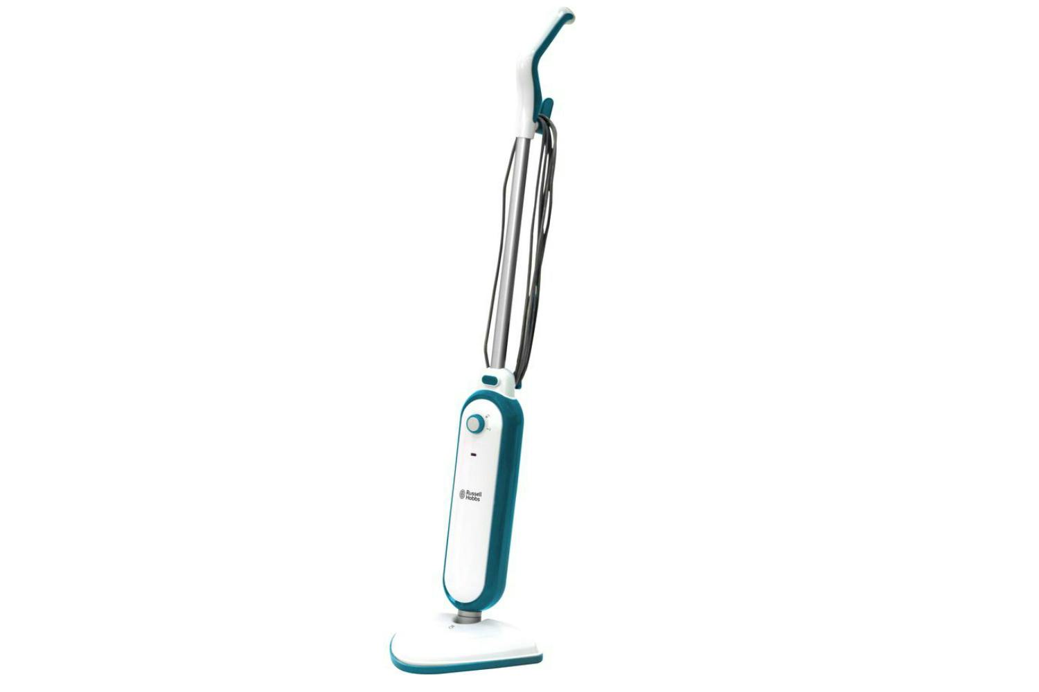 Russell Hobbs Steam & Clean Steam Mop White & Aqua | RHSM1001-G