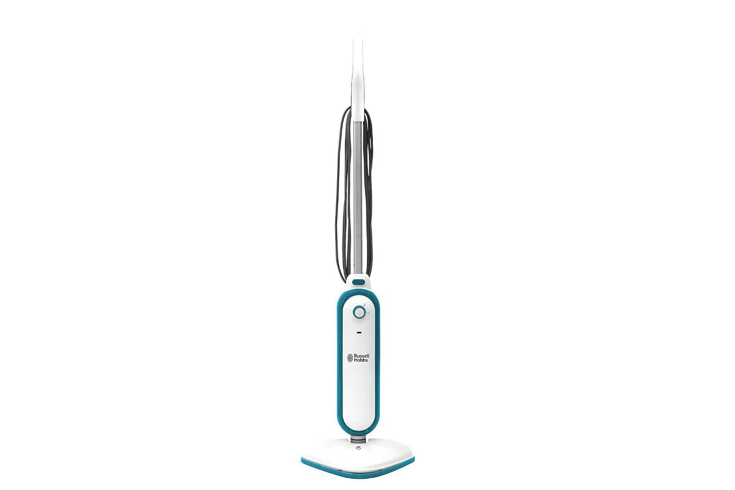 Russell Hobbs Steam & Clean Steam Mop White & Aqua | RHSM1001-G