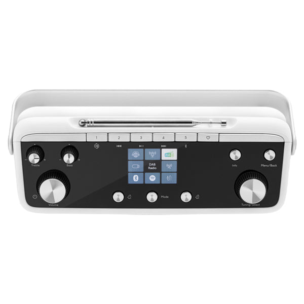 Roberts Stream 219 Internet DAB/FM Bluetooth Radio, White STREAM219W