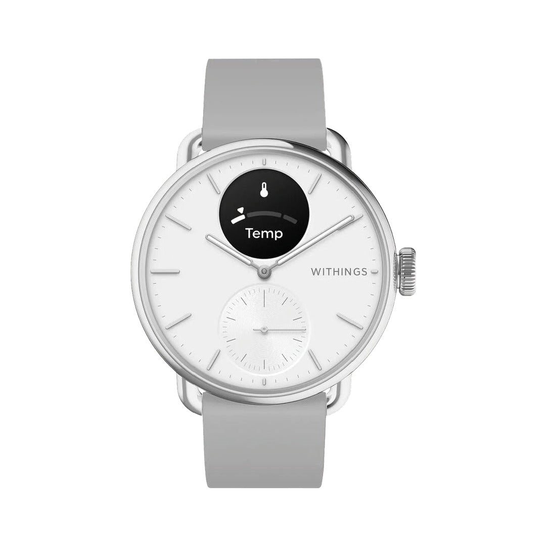 Withings ScanWatch 2 - Advanced Health Monitor with ECG & SpO2 - 38mm White | 78-HWA10-model 2-All-Int Smartwatch