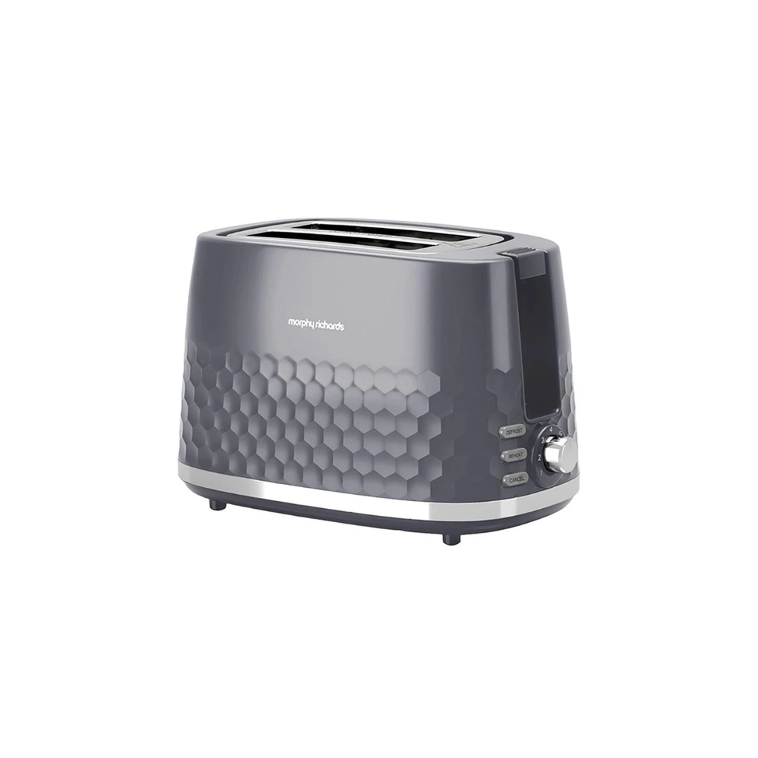 Morphy Richards 2 Slice Hive Toaster - Grey | 220033 Morphy Richards Toaster Foys Electrical Cootehill Electrical Foys Electrical Cootehill