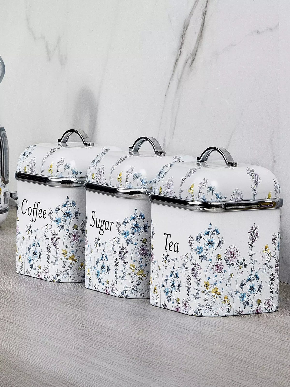 Laura Ashley Wild Meadow Set of 3 Canisters | VQBB25LAWMUK