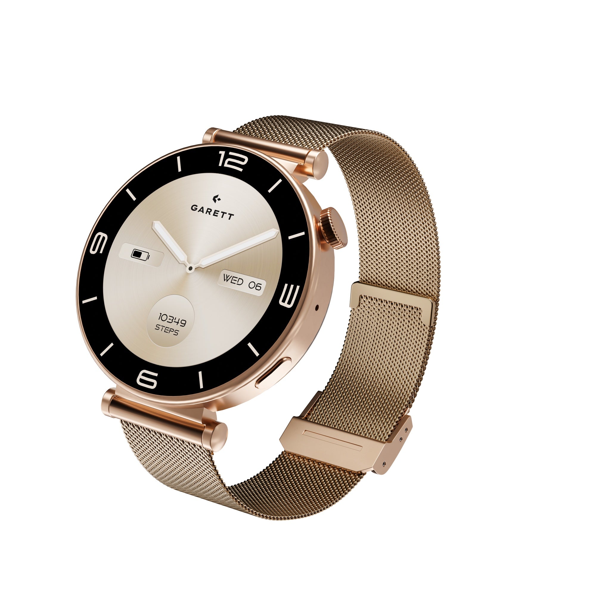 Garett Smartwatch Rose Gold Mesh