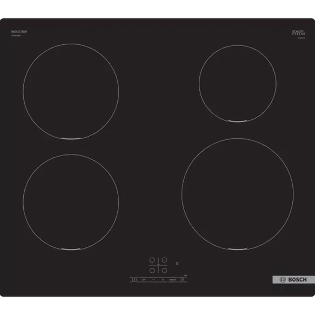Bosch Series 4 Induction Hob 60cm Black | PUE611BB5E Bosch Hob Foys Electrical Cootehill Electrical Foys Electrical Cootehill