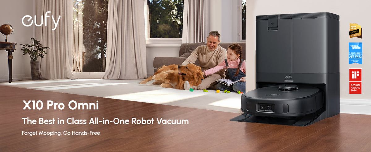 Eufy Clean X10 Pro Vacuum & Mop with Emptying Station | T2351V11