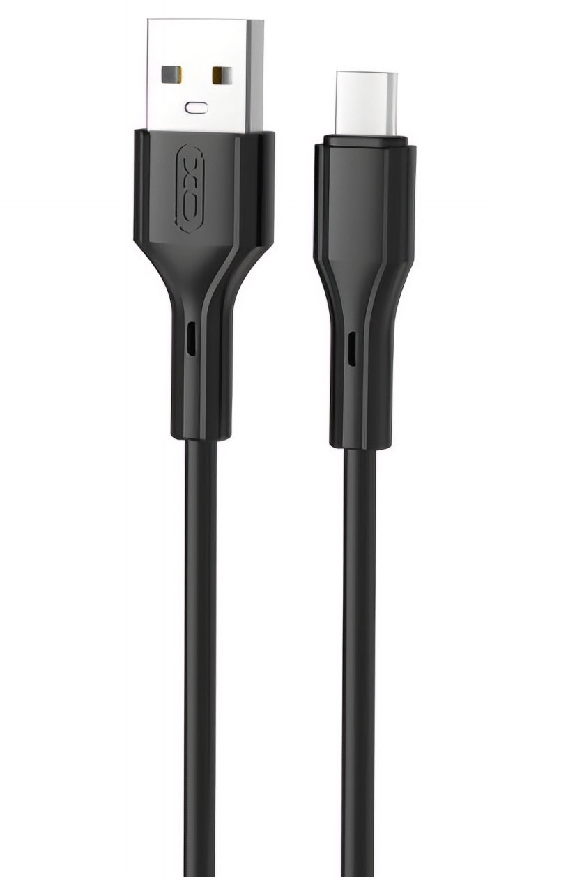 XO USB-A to USB-C 3A Charging & Data Cable 1m Black | EXSXO-NB230C1MB