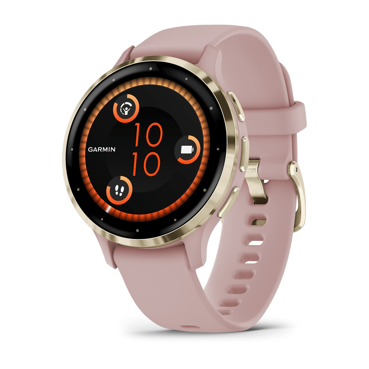 Garmin Venu 3s Smartwatch - Soft Gold - Rose Case | 49-GAR-010-02785-03 Smart Watch