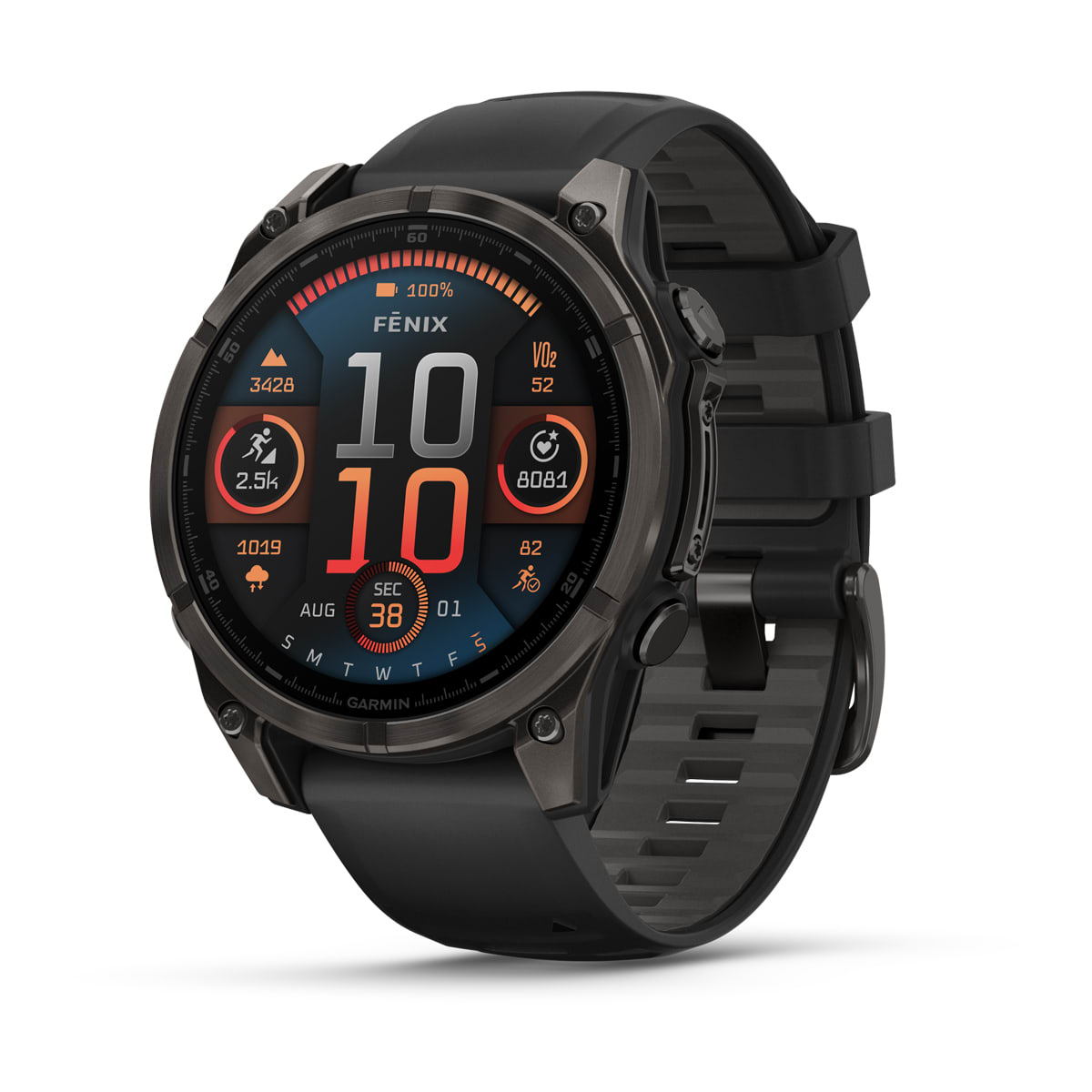 Garmin Fenix 8 AMOLED GPS Smartwatch | 49-GAR-010-02904-21 Activity Tracker