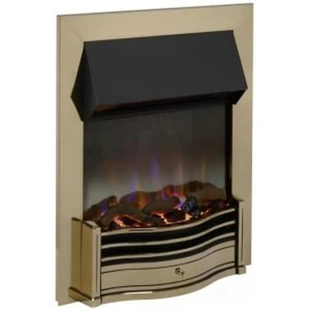Dimplex Dumfries Optiflame 3D Electric Fire, Antique Brass DMF20AB3D