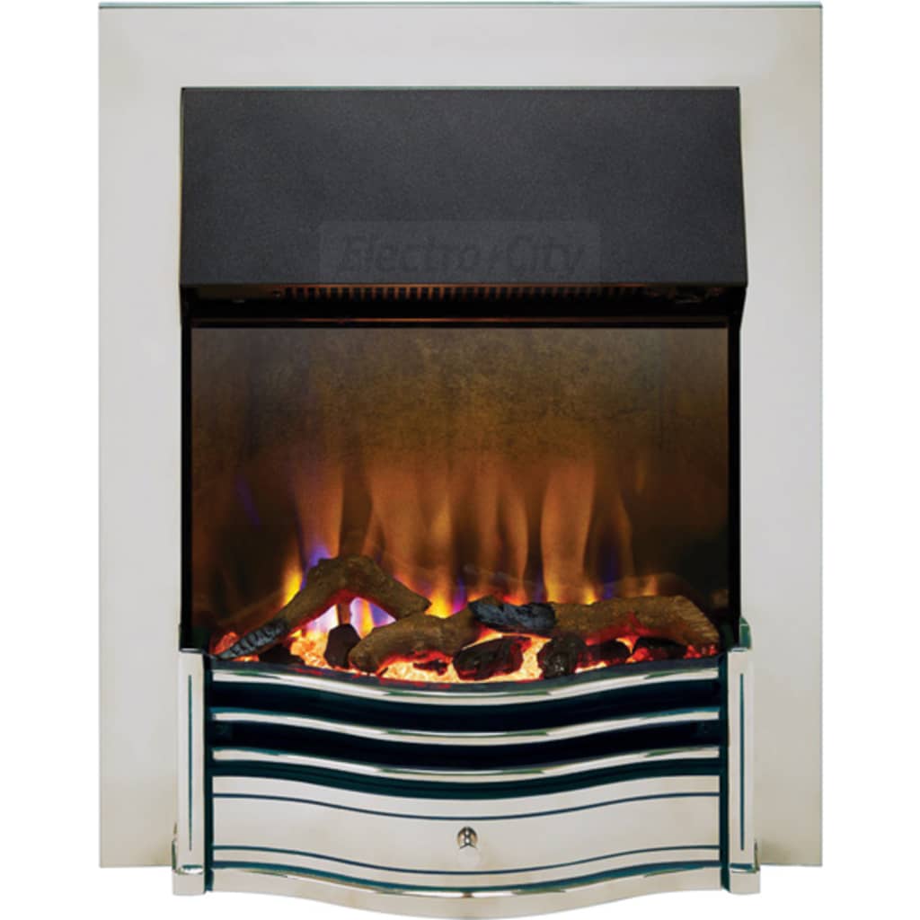Dimplex Dumfries Optiflame 3D Electric Fire, Chrome 078728
