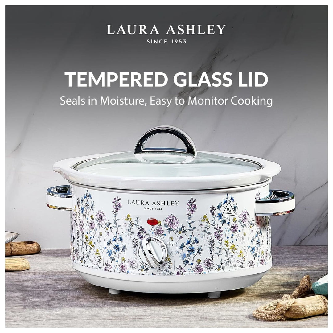 Laura Ashley 6.5L Slow Cooker Wild Meadow | VQSLWC6LLAWMUK